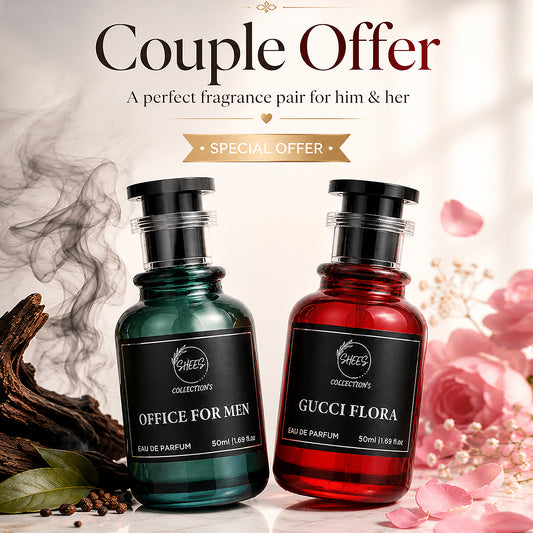 Gucci Flora + Office for Men Combo Pack | Luxury Couple Perfume Set