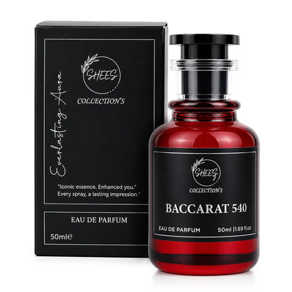 Baccarat 540 Eau De Parfum by Shees Collection – Premium Long-Lasting Fragrance (50ml)