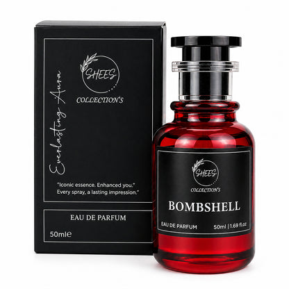 Bombshell Eau De Parfum by Shees Collection – Premium Floral Fruity Scent (50ml)
