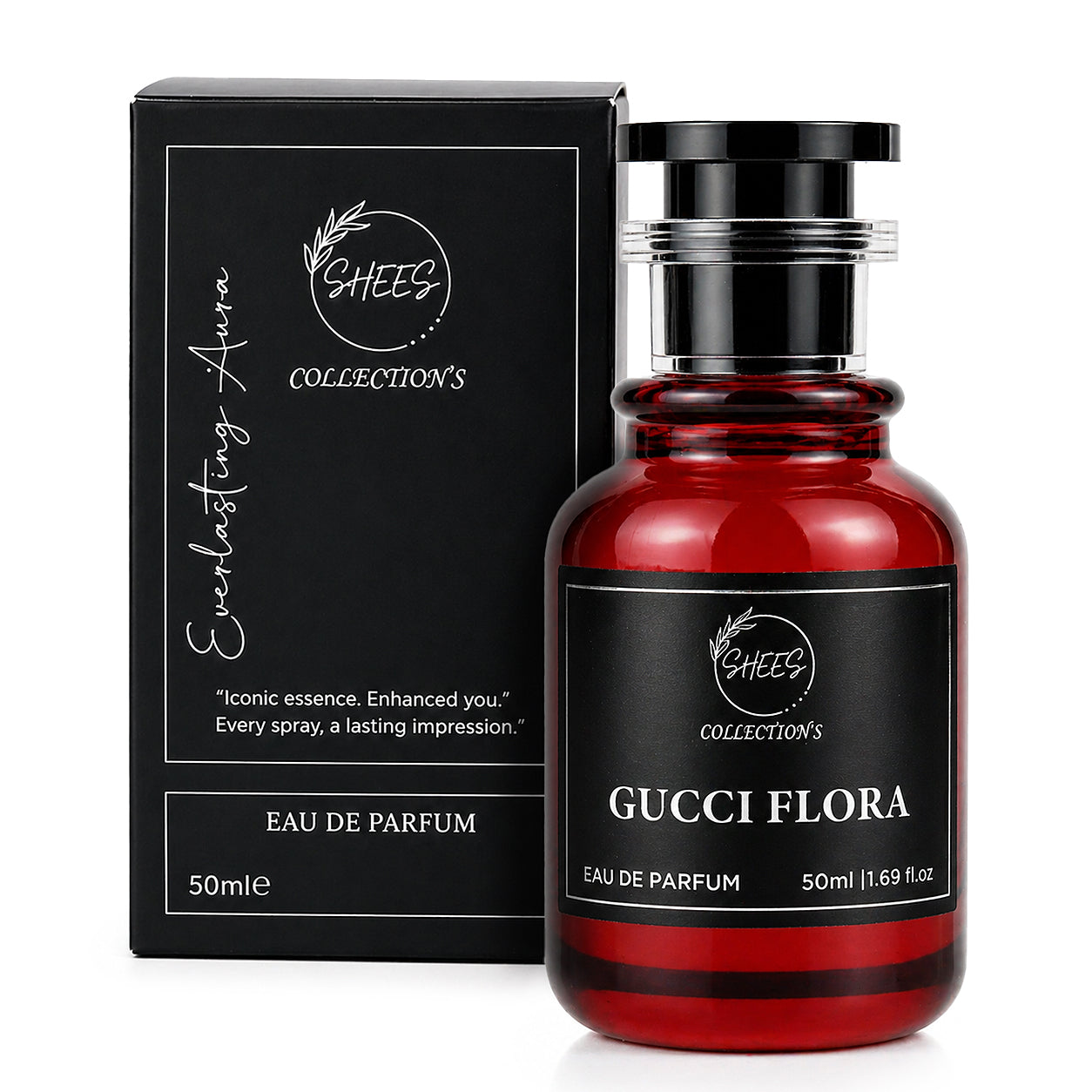 Gucci Flora Eau De Parfum by Shees Collection – Elegant Floral Fragrance for Women (50ml)