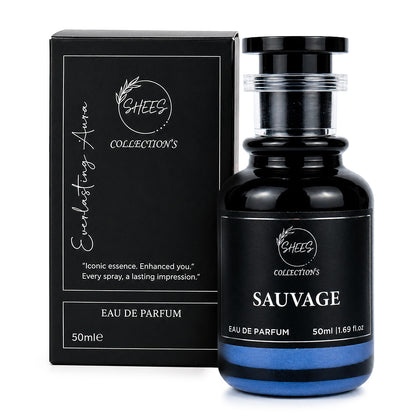 Sauvage Eau De Parfum by Shees Collection – Bold Masculine Fragrance (50ml)