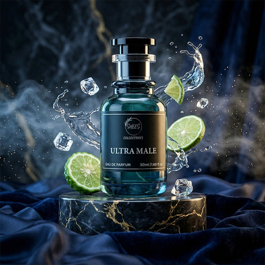 Ultra Male Eau De Parfum by Shees Collection – Intense Spicy Vanilla Fragrance (50ml)
