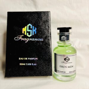 Alt="MSK Fragrances Eros Men Eau de Parfum 50ml bottle with packaging – Affordable Eros Men Price In Pakistan, premium long-lasting fragrance for men."